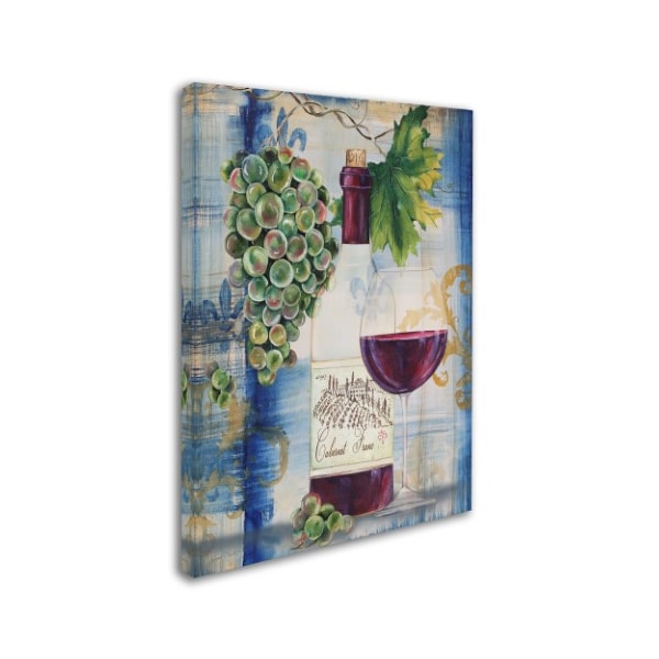 Jean Plout 'Red Wine 3' Canvas Art,24x32